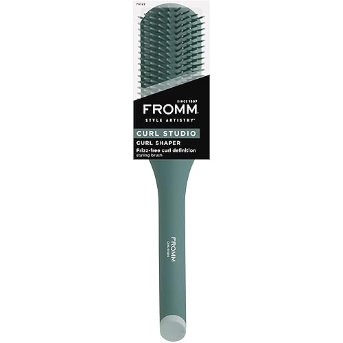 Fromm Professional Curl Studio Curl Shaper - Cepillo de pelo sin encrespamiento para desenredar, separar, dar forma y definir rizos en cabello