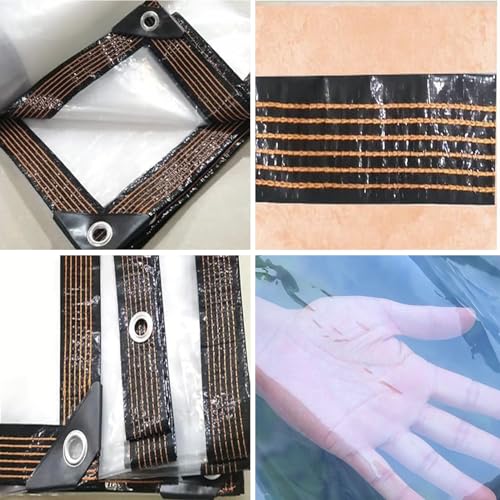 Lona transparente impermeable resistente a la intemperie 3