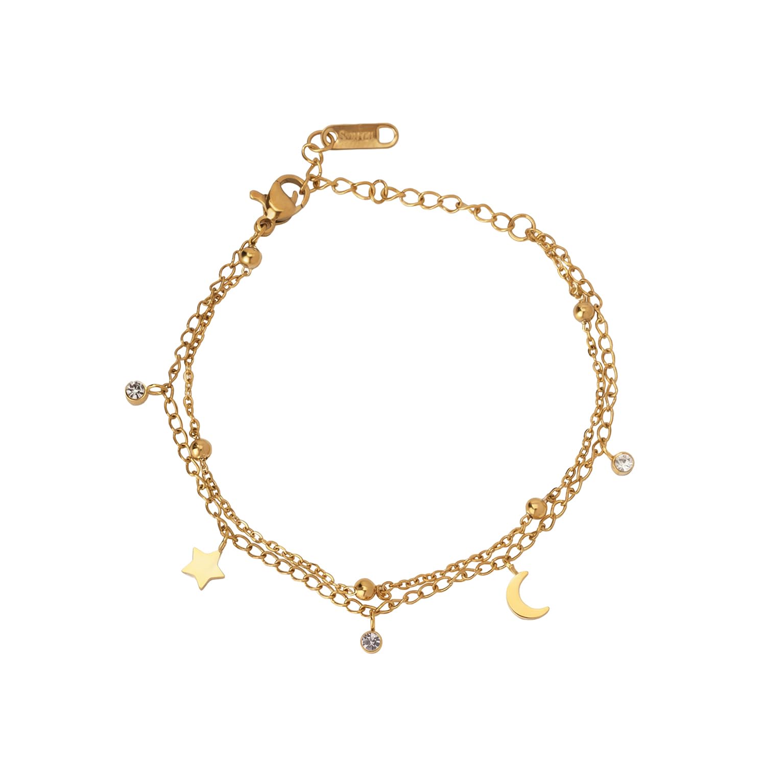 Abstract Link Pearl Bracelet for Women - Waterproof & Anti-Tarnish-image-48