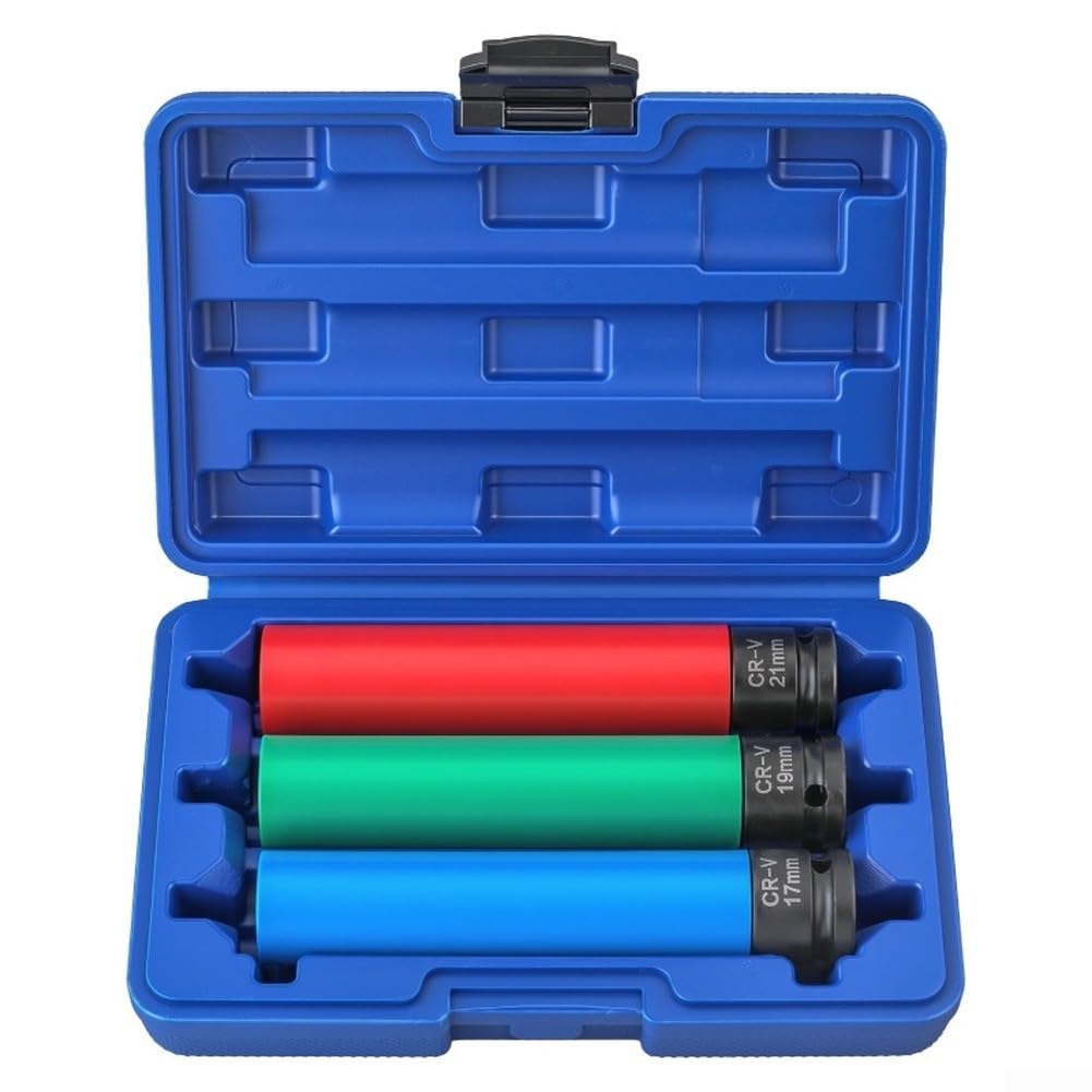 Douilles pour écrous de roue 150 mm pour retirer les pneus coincés sans rayer les jantes