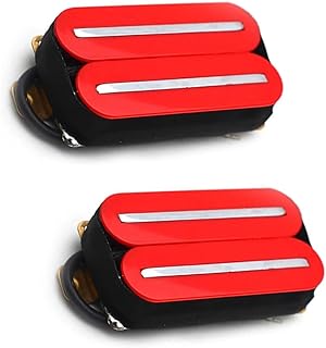 Electric Guitar Humbucker Dual Coill Dual Rail Guitar Pickup With 57mm Steel Pole Accessories guitar pickup set