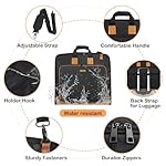 Noozion Garment Bag for Travel Large Carry On Suit Bag Hanging Travel Suit Bags Waterproof Suitcase Luggage Bag for Men Women Business Trips with Shoulder Strap - Image 5