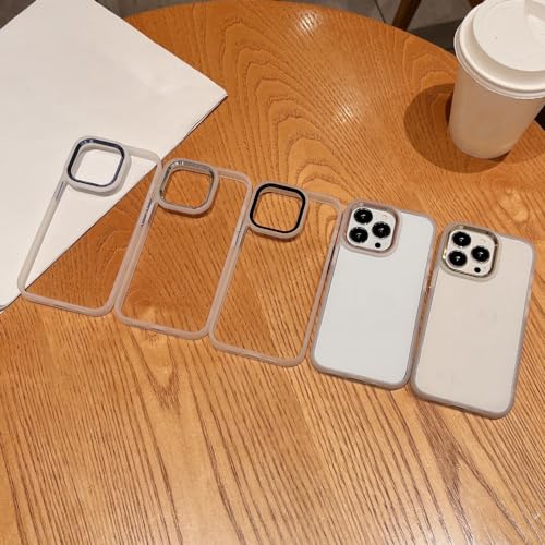 Coque de luxe en métal pour iPhone 13 de protection antichoc transparente - 6