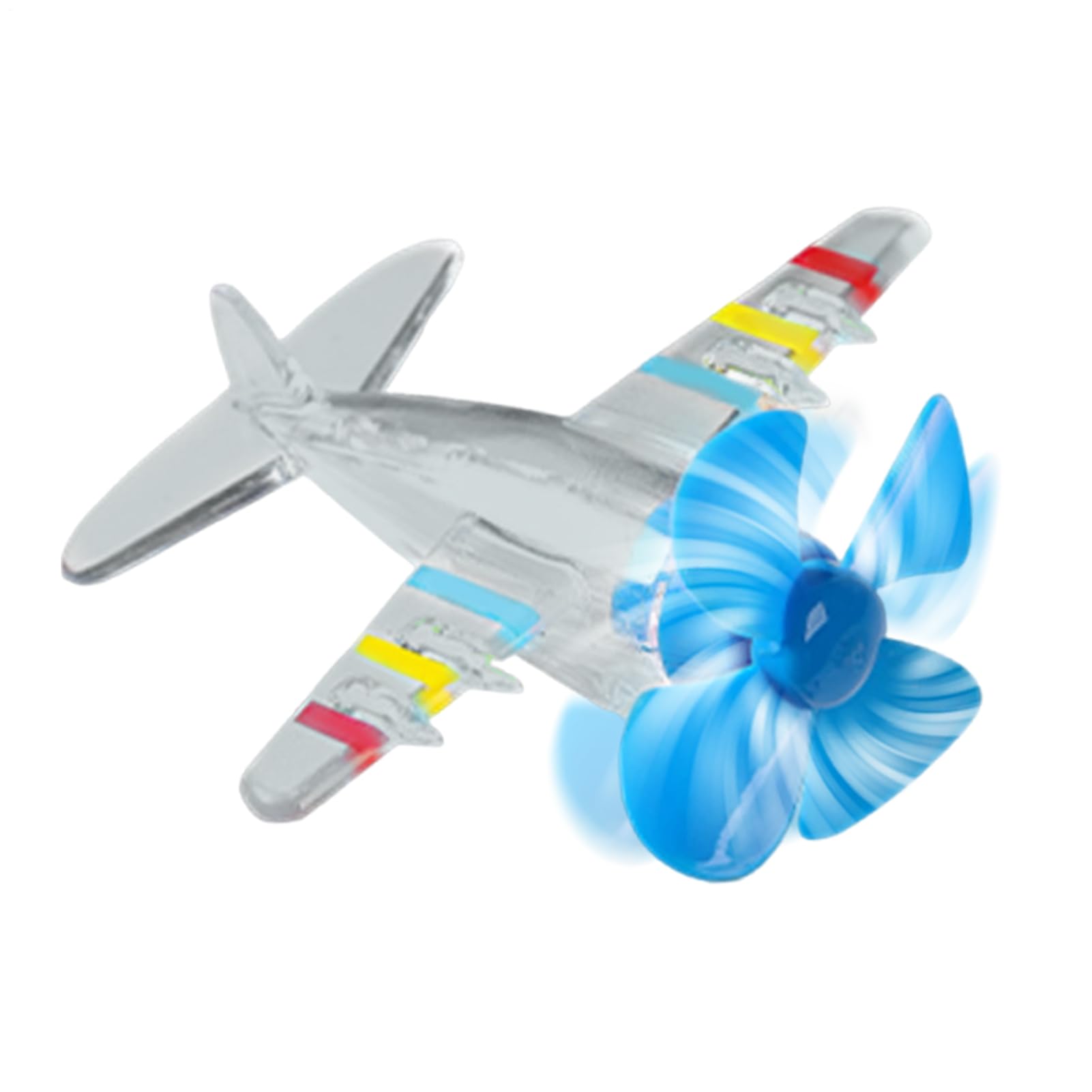 Airplane Motorcycle Decoration LED Light Up Windmill Spinners Propeller