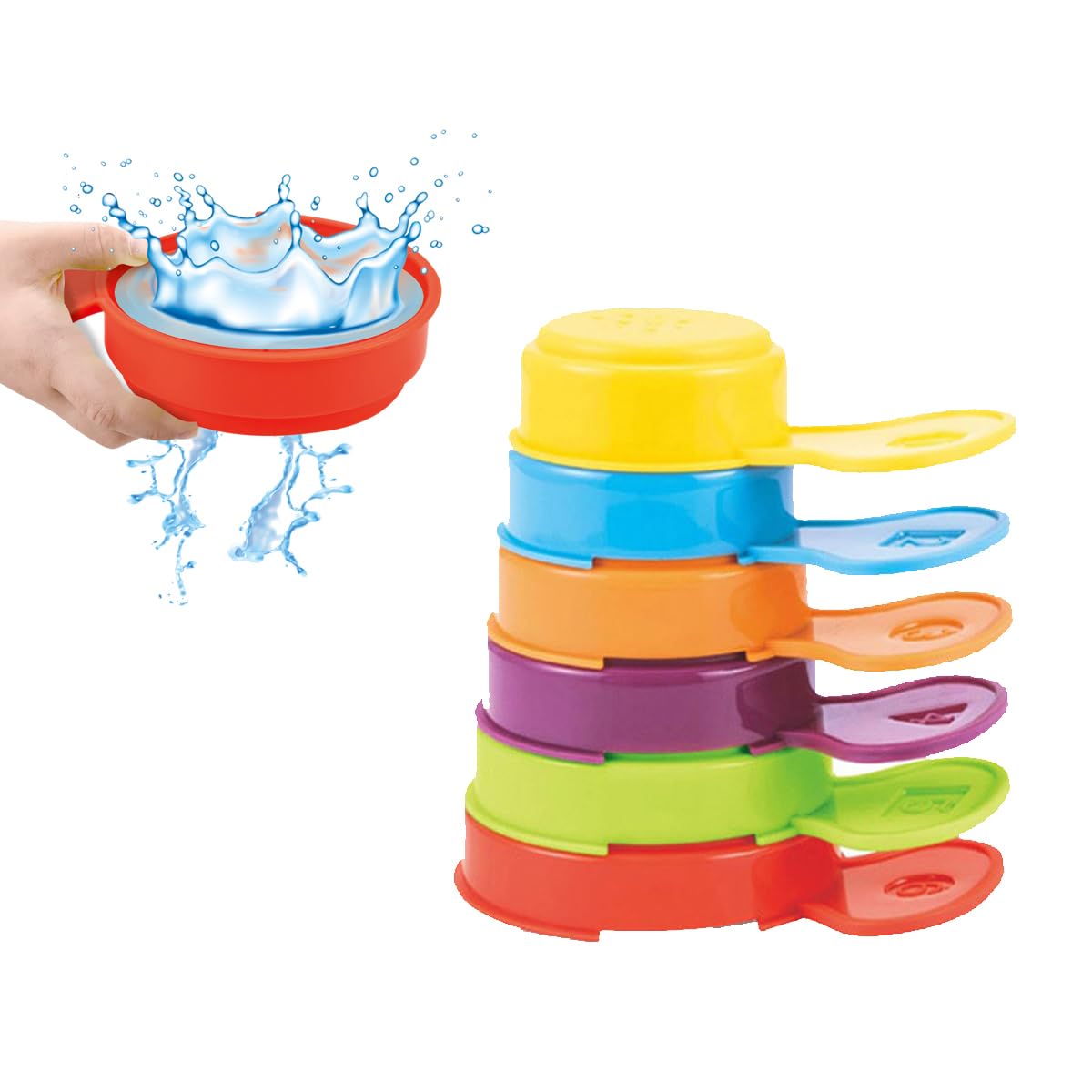 Toddler Bath Toys Mold Free Baby Bath Toys for Kids Age 1-3,Pool Toys Toddler Age 1-3,Bath Tub Toys for Baby,Bath Toys for Babies 6-12 Months,Water Table Toys for Toddlers