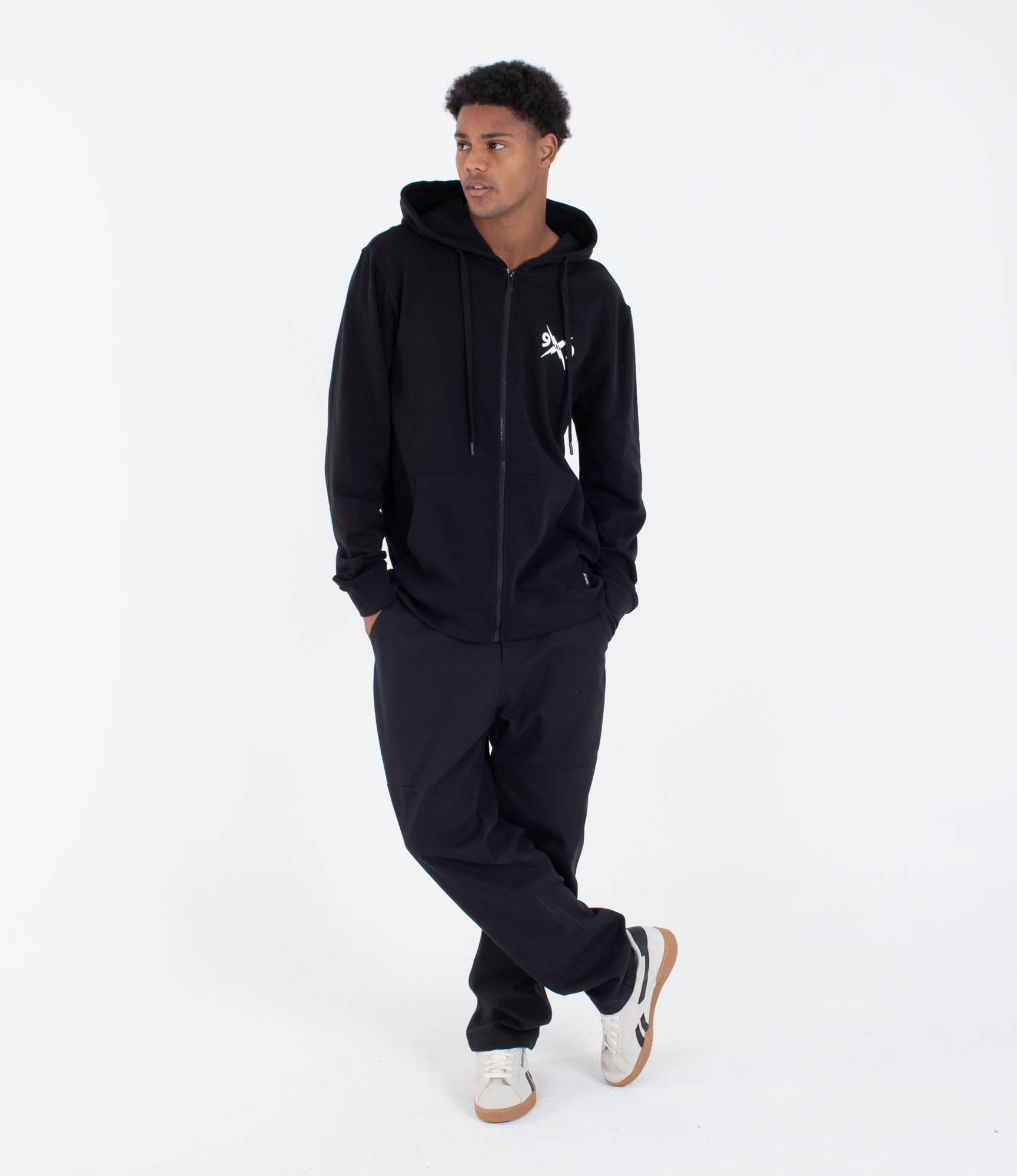 Hurley XXX Sudadera Cremallera Hombre con Capucha 999s Vintage Collection Skate Hoodie for Men