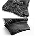 Sheepskin Gloves Fashion Wrist Lace Bow Solid Women Leather Glove Winter Driving Keep Warm Glove Black L