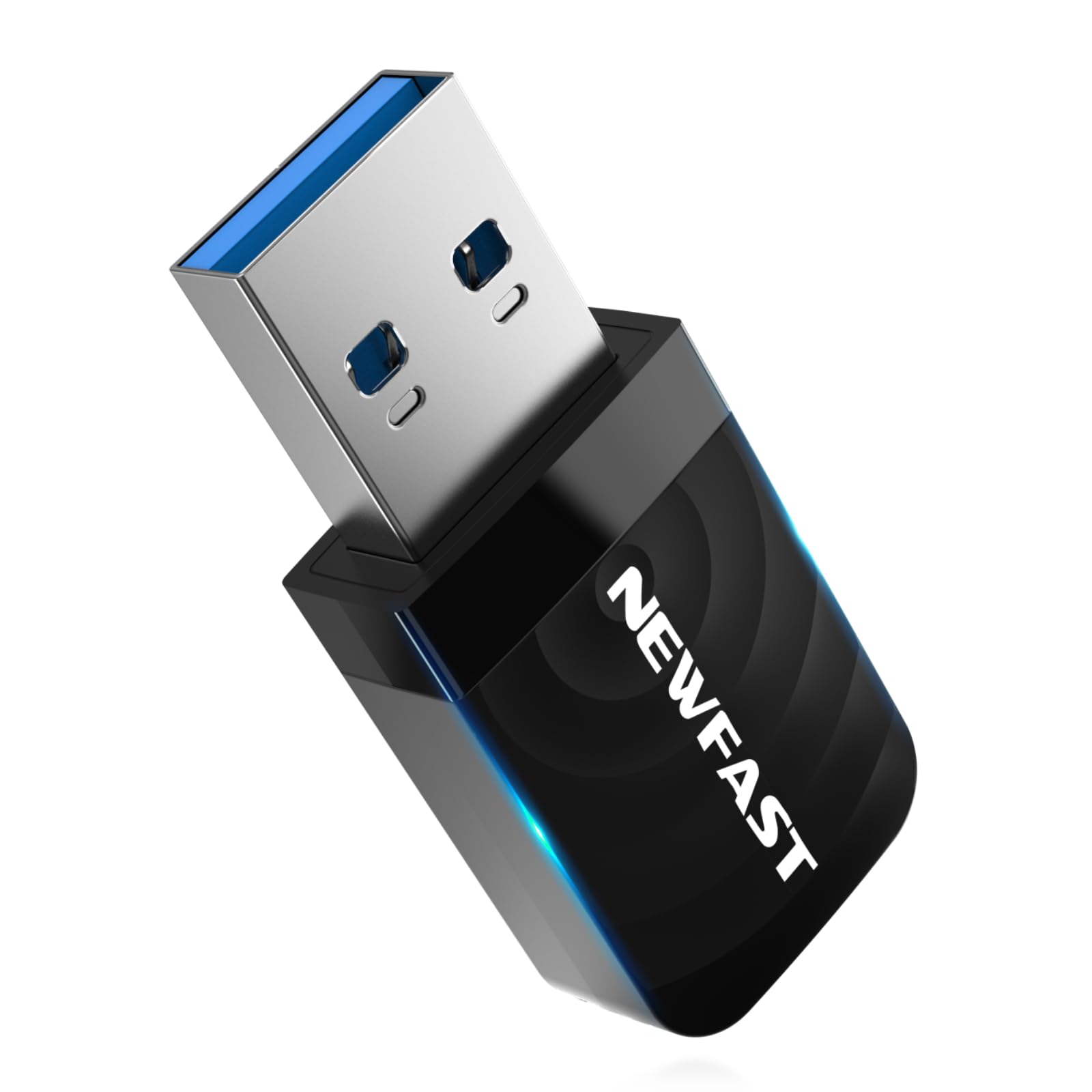 NEWFAST 1300Mbps WiFi USB per PC, Chiavetta WiFi AC1300 Dual Band | 2.4GHz/5GHz Adattatore WiFi USB per PC, USB 3.0, Compatibile con Windows 11/10/8.1/8/7/XP und Mac OS 10.11-10.15