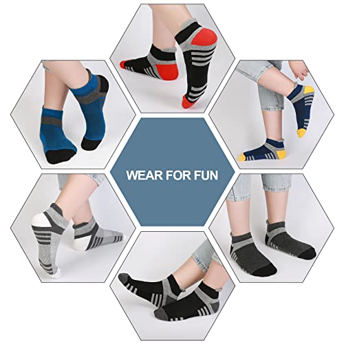 Niofind Sokken Heren 43-46/37-42, 6 Paar Enkelsokken Heren dames, Korte Sportsokken, Ademend Sokken Katoen voor Hardlopen, Sport, Wandelen, Werken… - Afbeelding 6