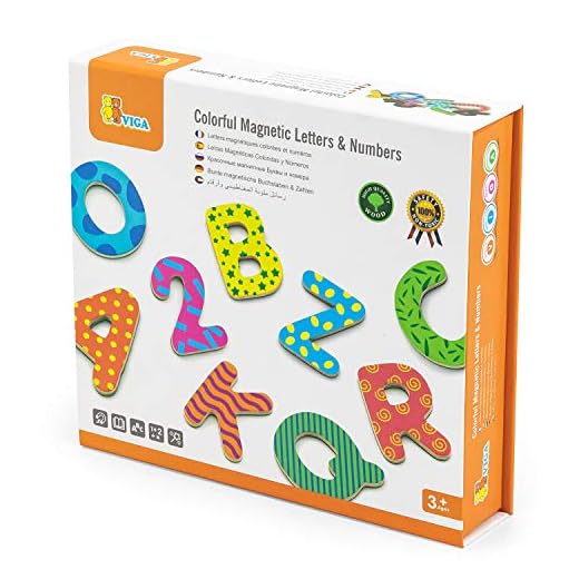 VIGA 59429 Toys – magnetiska bokstäver och siffror