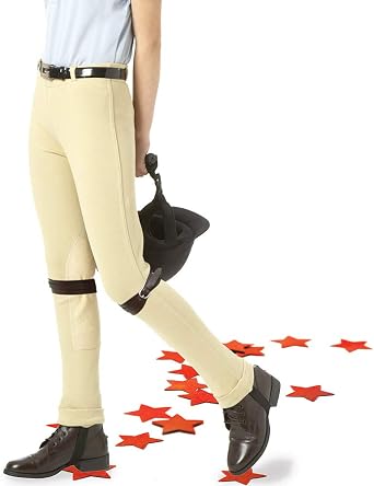 EQUISTAR Childs Pull On Cuff Jod 4 Neutral Beige