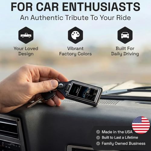 Image of Brotherhood Classic Car Key Chain for Chevelle - 1967 American Muscle Gift