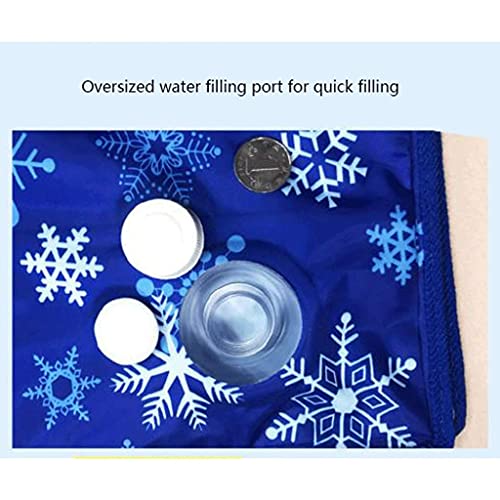 Water Injection Ice Pad Mattress Cushion Ice Mattress Single Double Student Dormitory Mat Summer Cooling Cooling Water Pad Water Mattress Cool (Color : Dark Blue Color, Size : 9848Cm) #TOP3