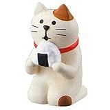 デコレコーポレーション concombre おむすび猫 サイズ：約W2.4 D2.8 H4.4 ZCB-26362