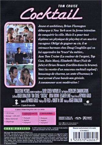Image secondaire de Cocktail - Film DVD avec Tom Cruise et Elizabeth Shue
