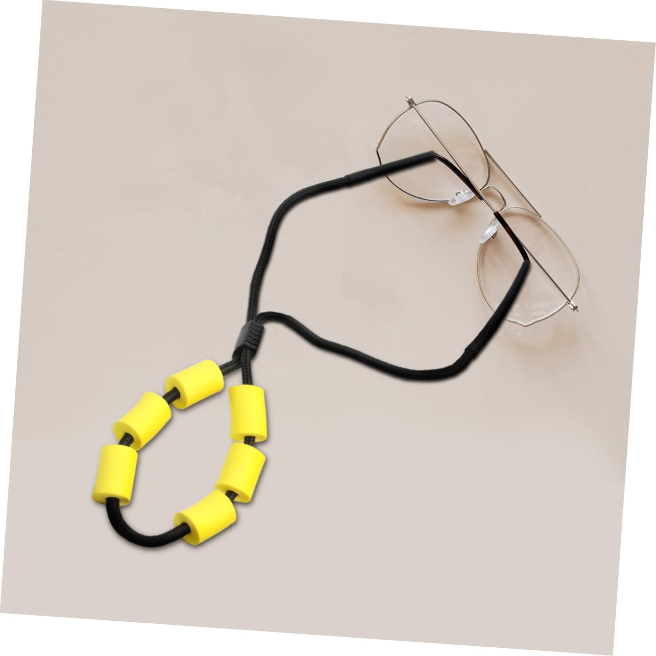 WOONEKY 3pcs Floating Glasses Lanyard Swimming Hanging Accessory Glasses Hanging Rope Adjustable Glasses Sports Glasses Rope Sports Glasses Lanyard Sports Glasses Fixing Rope Foam Yellow