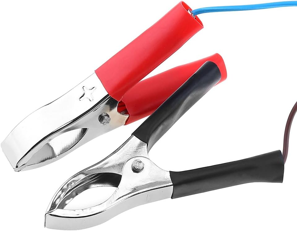 Submersible Electric Diesel Pump, 12V 3.8cm Silver Portable Aluminum Alloy Car Electric Submersible Pump Fuel Water Oil Barrel Pump with 2 Alligator Clips