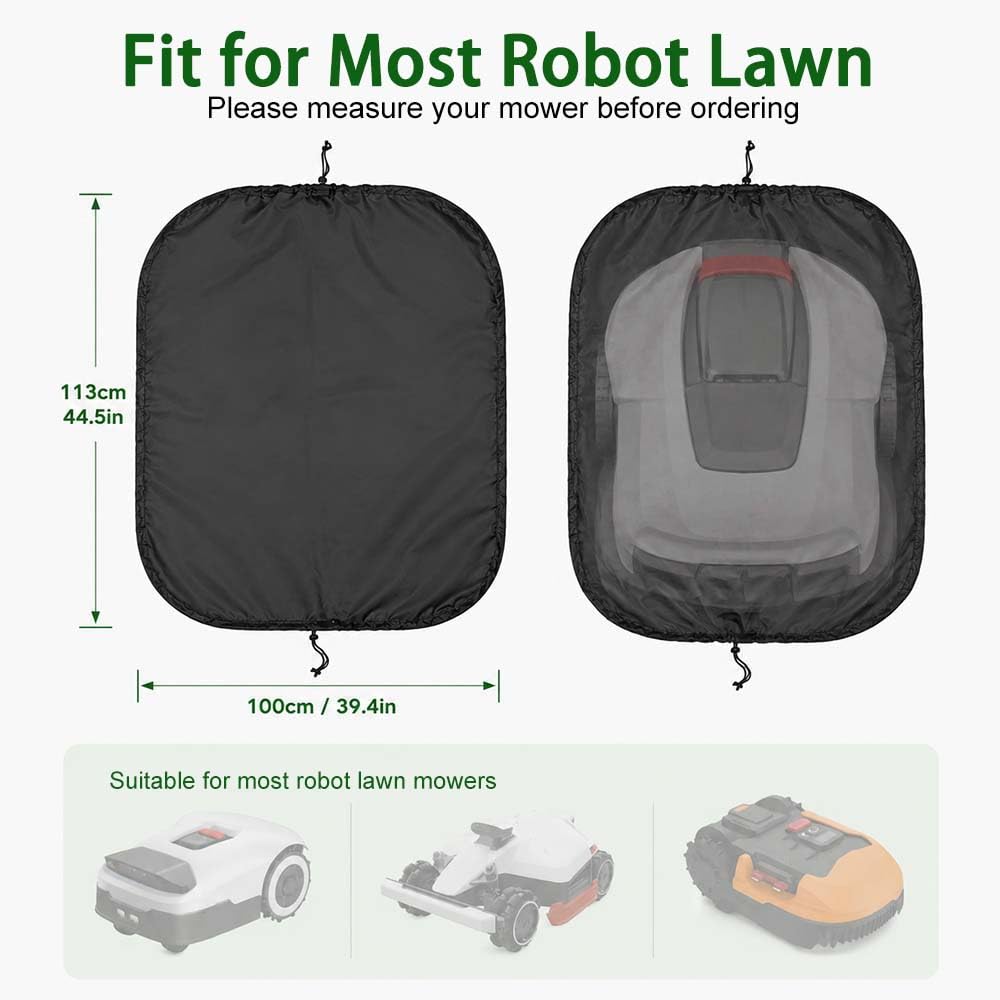Funda para Robot Cortacésped para Stiga Essential G 300, Tela Oxford 600D Cubierta Impermeable para Robot Cortacésped
