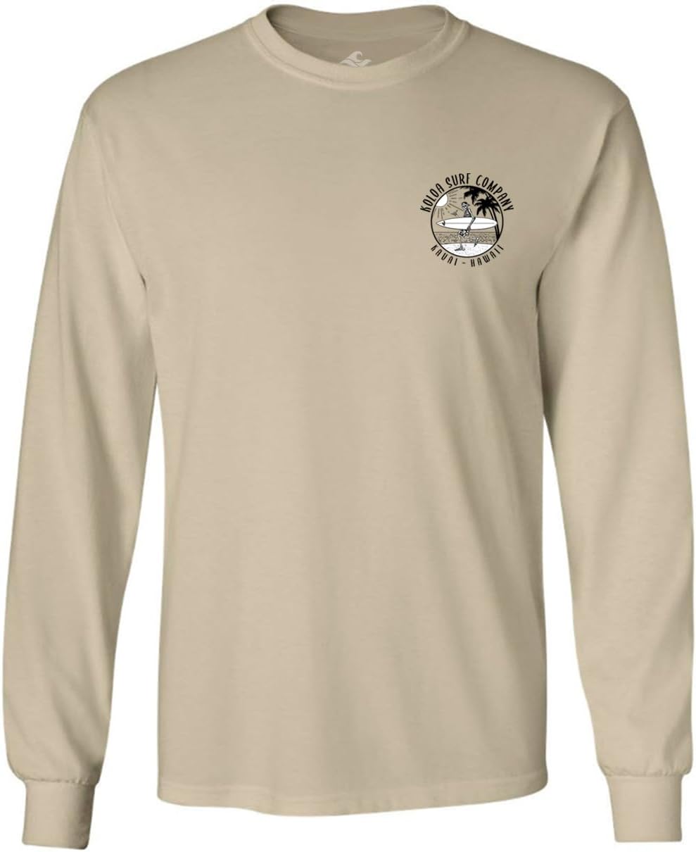 Koloa Surf Men's Heavy Cotton Long Sleeve Tee Halloween Logo Collection
