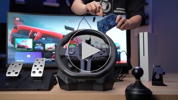 Amazon.com: PXN V9 Gen2 gaming Racing Wheel With magnetic