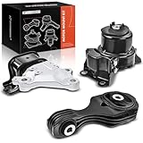 A-Premium Engine Motor and Transmission Mount Kit Compatible with Honda Fit 2015 2016 2017 2018 2019 2020 L4 1.5L, Automatic Transmission, 3-PC Set, Replace# 50890T5A911, 50822T5RA01