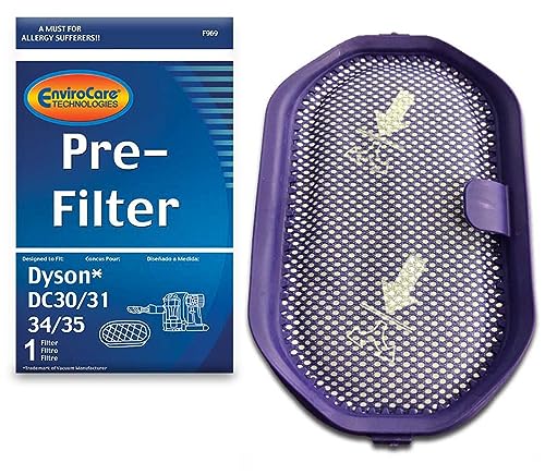 EnviroCare Premium Replacement Vacuum Cleaner Pre-Filter made to fit Dyson DC30, DC31, DC34, DC35, DC44 Digital Slim, DC56