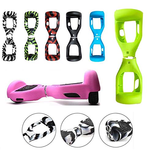 ADNYIDAWAN Silicone Case Hoverboard 2 Wheels Self Balancing Electric Scooter Stickers Protective ADNYIDAWAN is and good (Color : Red)