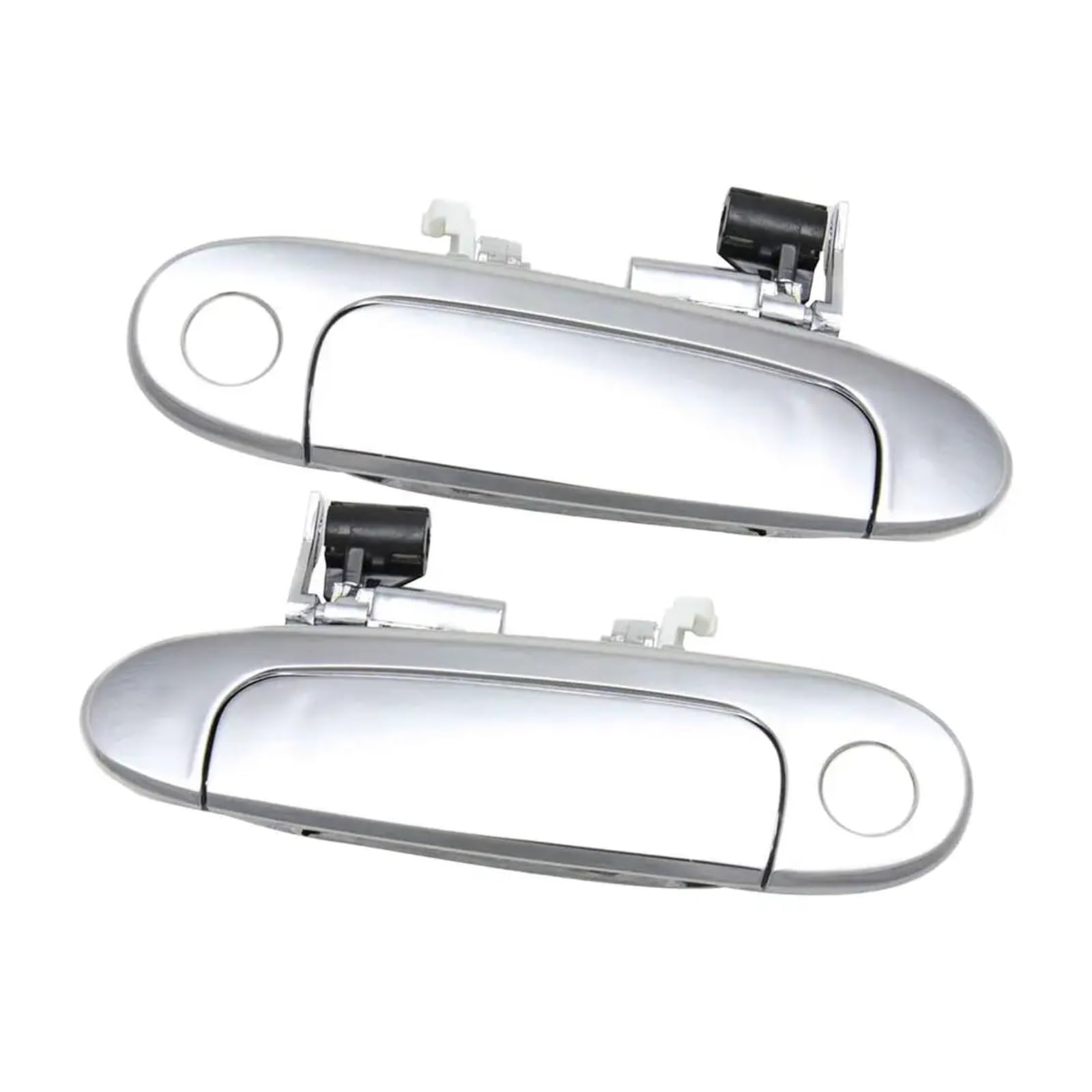 KEDFBTS Car Outer Handle Compatible with Toyota for Echo 2000 2001 2002 2003 2004 2005 Front Left Right Exterior Door Handle Silver Set 1 Pair