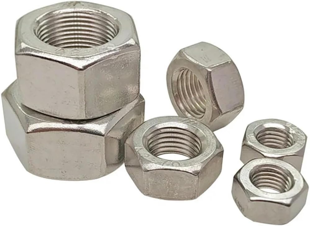M6~M24 Left Hand Thread Fine Thread Hex Nut 304 Stainless Steel Reverse Thread Hex Hexagon Nuts Left Tooth Nuts-M14x1.5(1pcs)