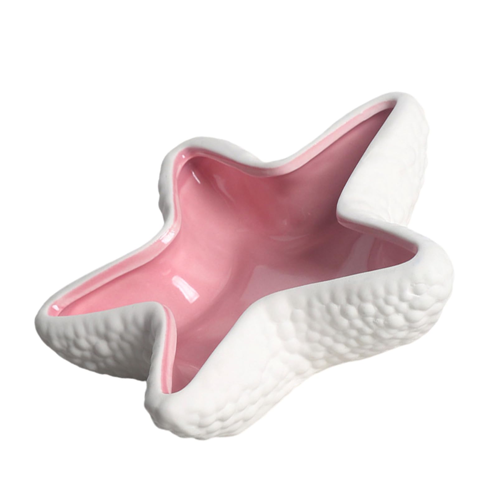 Plateau à Bijoux Forme De Conque Bol Décoratif Blanc Pour Rangement