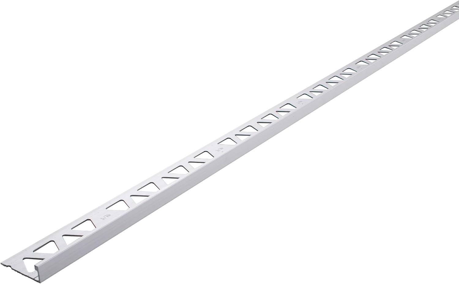 M-D Building Products 31378 5/16 in. x 96 in. Bright Clear Aluminum Tile Edge