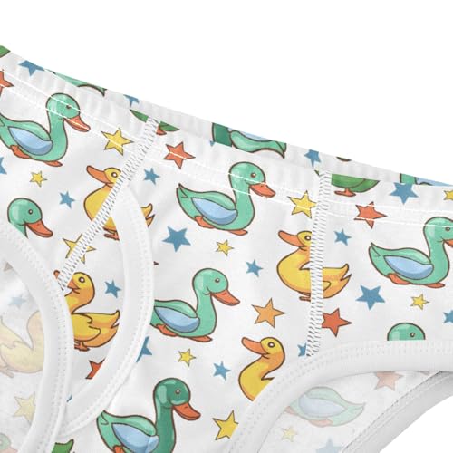 Cartoon Duck and Star Boys' Underwear 100% Cotton Boys' Briefs Soft Toddler Underwear4