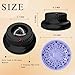 Universal Portable Blow Dryer Diffuser for Curly and Natural Wavy Hair, Hair Dryer Diffuser for Curly and Natural Wavy Hair (Black&Purple)