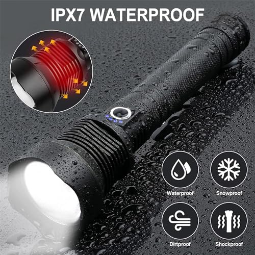 Omalight GL-IY24800-U1 Flashlights High Lumens Rechargeable,990000 Lm Xhp90.2 Super Bright Flashlight thumb #4