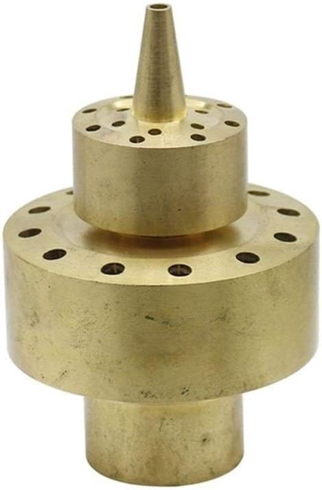 Fountain Nozzle,lawn sprinkler, Fountain Nozzle,Garden Sprinkler, 1Pc Decorative 1" Inner Thread Brass Double-Layer Fireworks Jet Water Column Fountain Spray Head Garden Landscape Pond Fountains