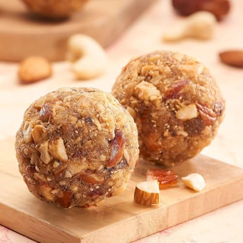 Image of WOW Laddus Combo Pack - Dry Fruit Supreme 6 Pc & Quart 4 Pc