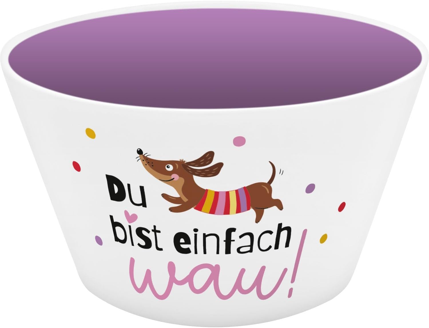 Sheepworld Bowl Dachshund Motif | Snack Bowl, Cereal Bowl | 75470