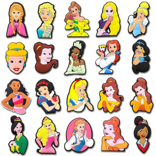 20Pcs Cartoon Croc Charms for Shoe, Cartoon Shoe Charms for Clogs Sandals Decoration by Deezyrooler - Used condition - US$11.85