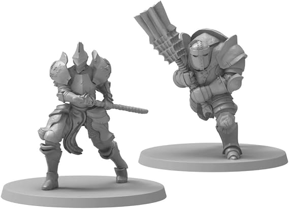 Steamforged Games Dark Souls The Role Playing Game: Captains & Warriors Miniatures & Stat Cards