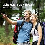 JISULIFE Portable Neck Fan Upgraded, Neckbrace Personal Hands Free, 5 Speed Gears Adjustment, 5000 mAh Wearable Bladeless Quiet Rechargeable for Outdoor Indoor, Gifts for Women Men- Black - Image 9