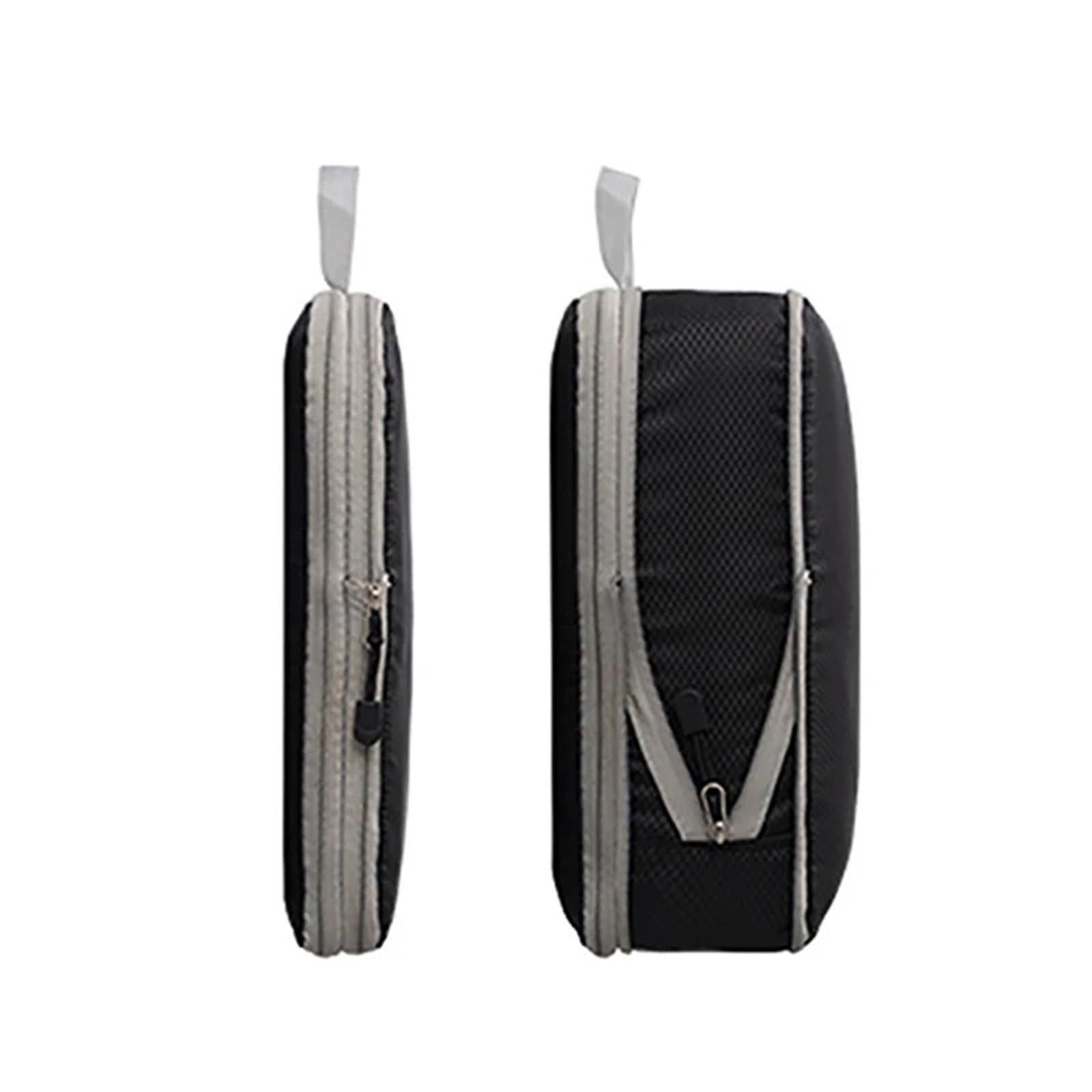 Cubi da viaggio comprimibili, pieghevoli, impermeabili, borsa in nylon portatile con organizer for bagagli Organizer per valigie(Grey)