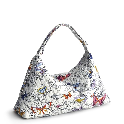 Vera Bradley Premium Cotton Marcelle Shoulder Bag, Wing + Bloom
