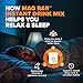 SaltWrap Mag R&R Instant Drink Mix - Sugar-Free Nighttime Magnesium Glycinate Powder with Stevia & FiberSMART® - Muscle Cramp & Leg Cramps Relief, Sleep & Relaxation Support - 30 Servings