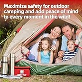 General Medi Mini First Aid Kit, 92 Pieces Small First Aid Kit - Includes Emergency Foil Blanket, Scissors for Travel, Home, Office, Vehicle, Camping, Workplace & Outdoor (Red) - Image 7