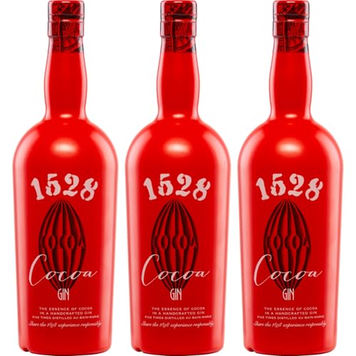 1528 Drinks Cocoa Gin Trocken Spanien inkl. FeinWert E-Book (3 x 0.7 l)