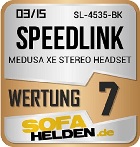 Speedlink Medusa XE Cuffie Stereo per PS4, Nero