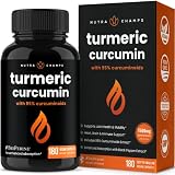 Turmeric Curcumin with BioPerine 1500mg - 180 Capsules with 95% Curcuminoids Extra Strength Suppleme