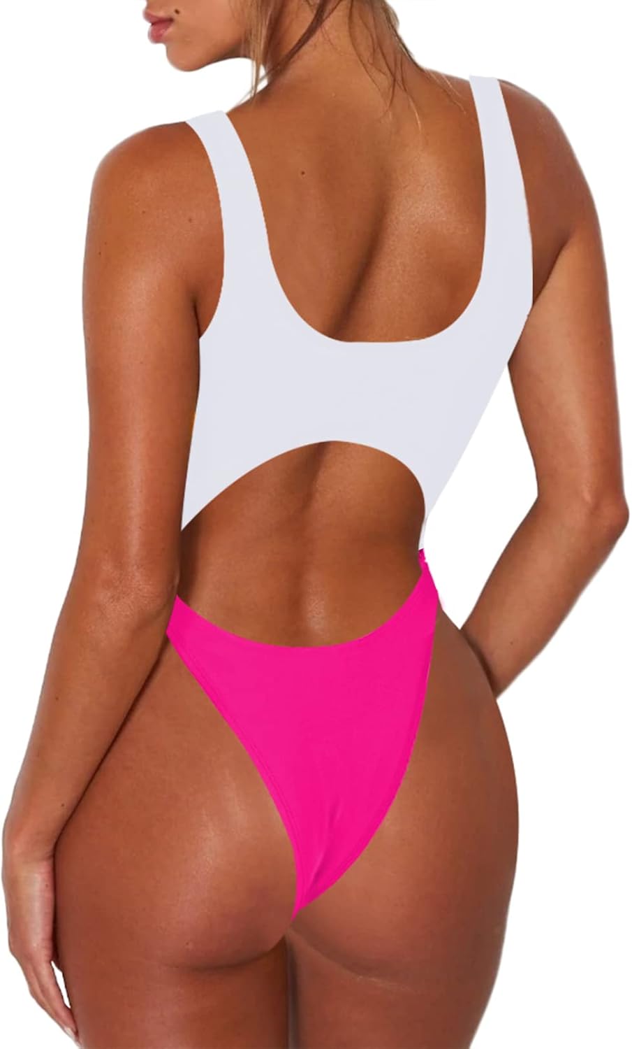 Sovoyontee Women's Sexy One Piece Swimsuits Cheeky Thong Bikini Bathing Suit - Image 6