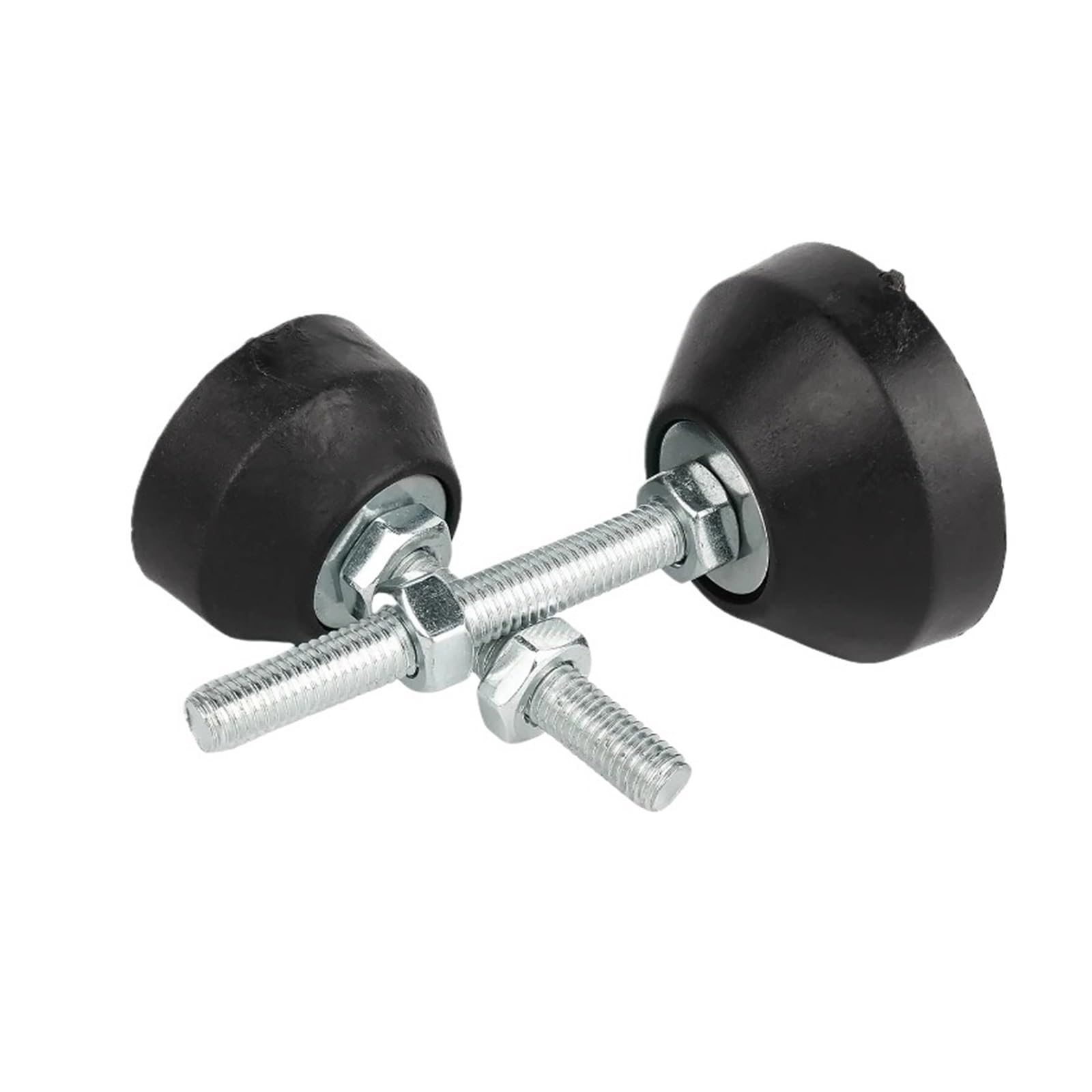 Niveladores de Muebles Pies, Pies Niveladores De Muebles Ajustables Base Giratoria Acero Al Carbono M6-M16 50-200 Mm 40-80(63mm,40-M12(10pcs))