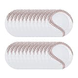 Set Cubierto 24 Paquetes Platos De Béisbol 9 Pulgadas Y 7 Pulgadas Redondas Platos De Papel Temático De Béisbol Platos De Cena De Béisbol Para Fiesta De Béisbol Cubiertos de Mesa (A, One Size)